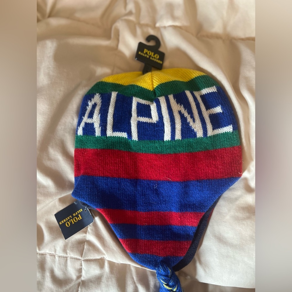 BNWT POLO RALPH LAUREN ALPINE SKI 
BEANIE HAT SIZE: OSFA